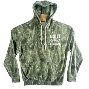 Official Licensed Ford Motor Co Camouflage Hoodie‎ Built Ford Tough Mens Medium